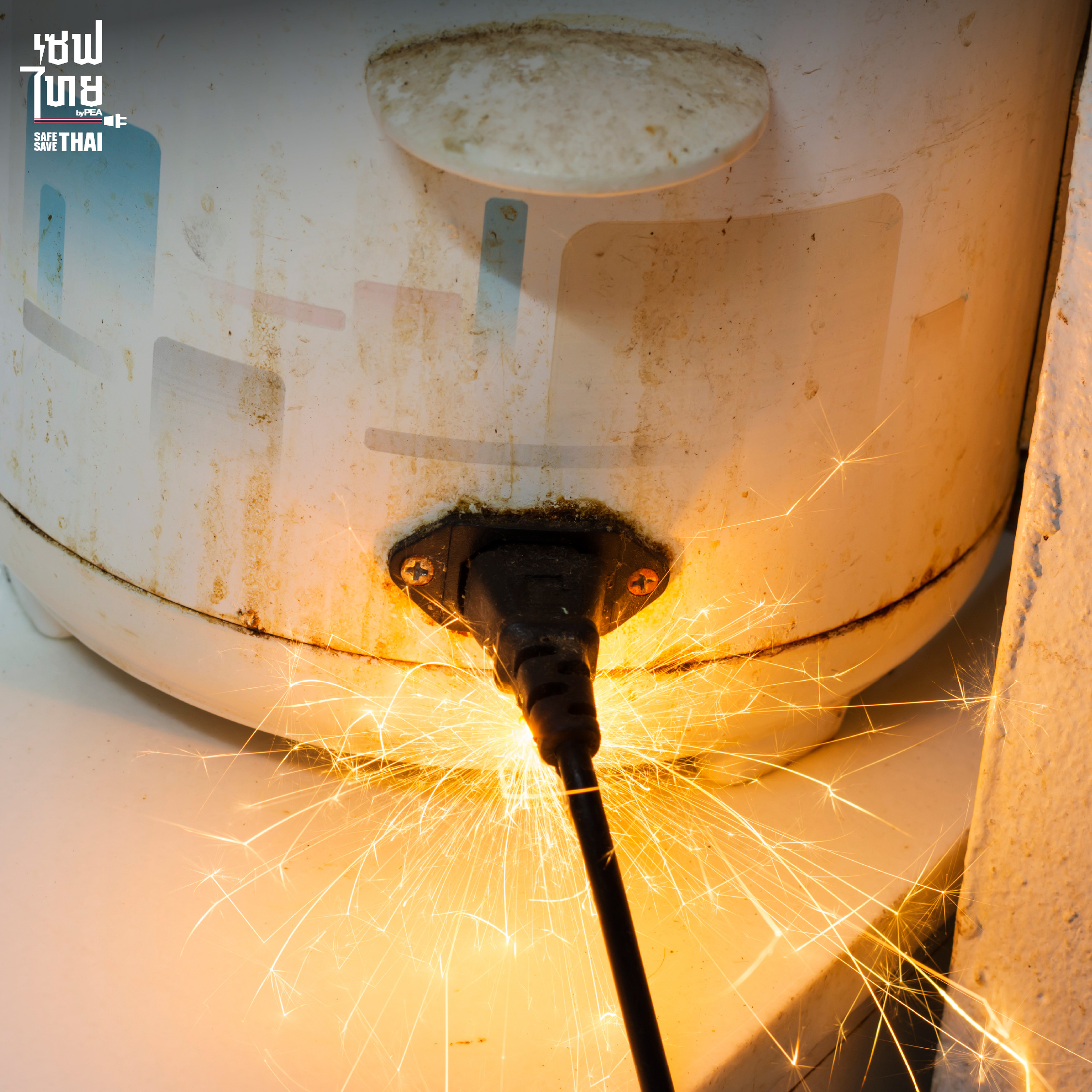 อันตรายจากการใช้งานเกินอายุการใช้งานเครื่องใช้ไฟฟ้า